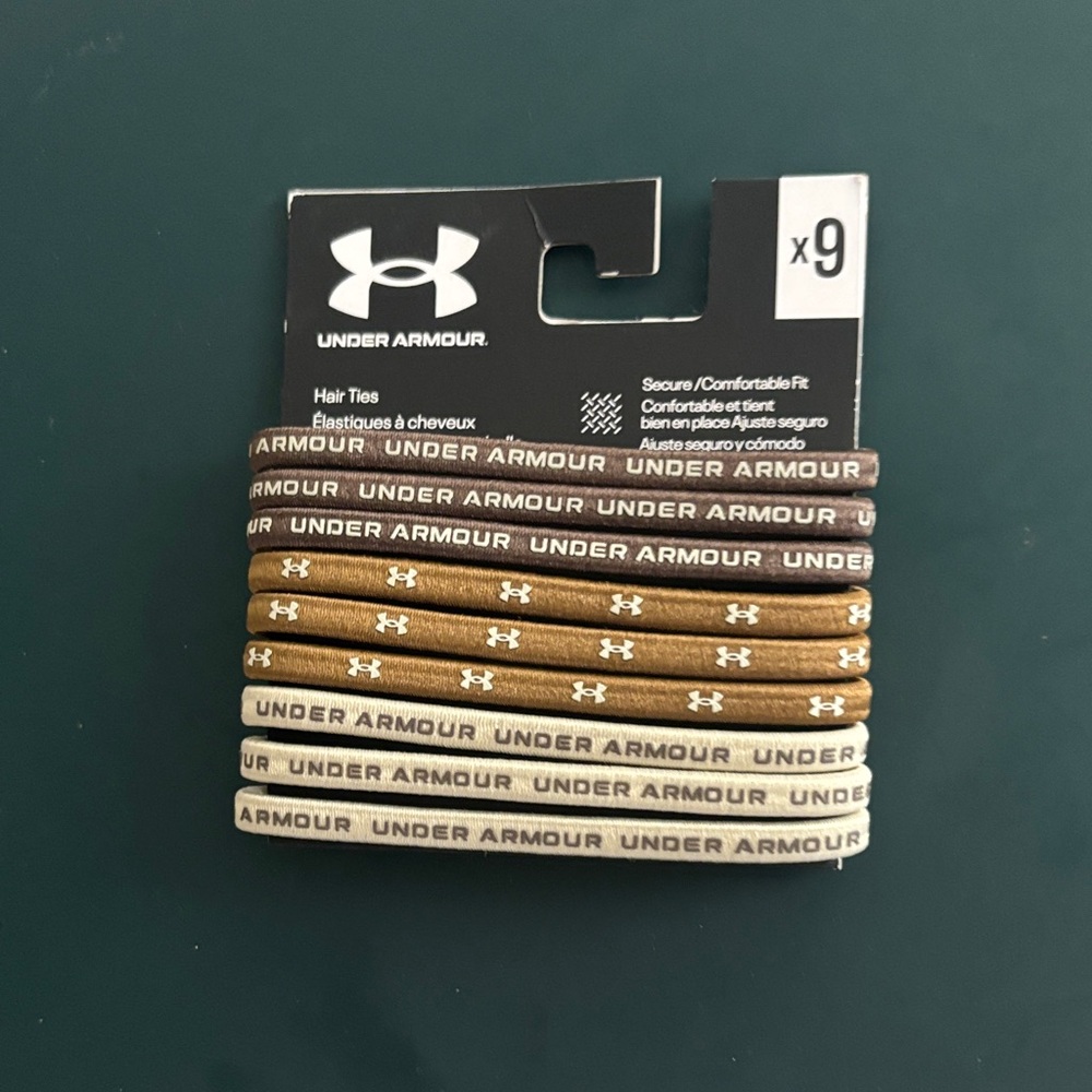 Under Armour Hair Ties - Brown, Tan, Cream